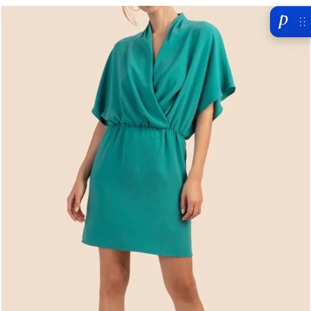 Trina Turk Vibrant Blue Draped Dress